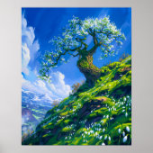 Poster Beau Bonsai Tree sur Spring Hill (Devant)