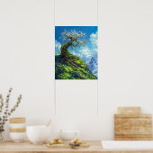 Poster Beau Bonsai Tree sur Spring Hill (Cuisine)