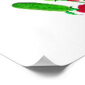 Poster Beau bouquet de chiche avec Thunder_Cove Rose (Coin)