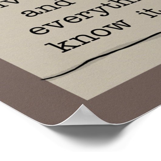 Poster Beau cadeau (Coin)