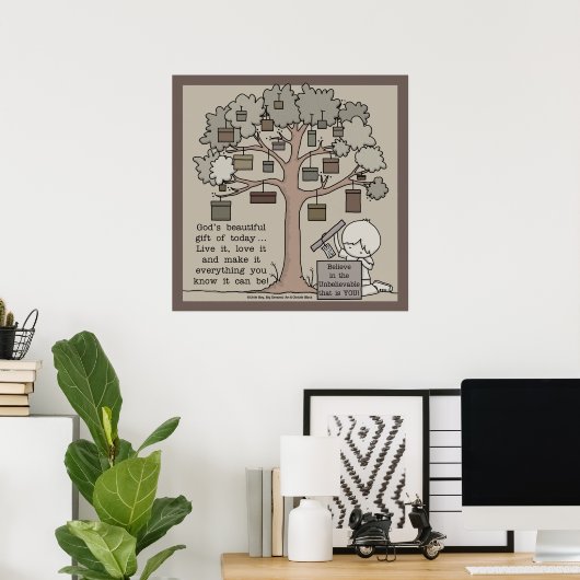 Poster Beau cadeau (Bureau à domicile)