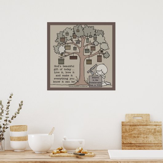 Poster Beau cadeau (Cuisine)