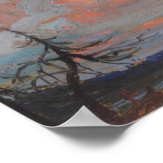 Poster Beau Canadien Tom Thomson Algonquin (Coin)