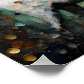 Poster Beau Cerf Blanc (Coin)