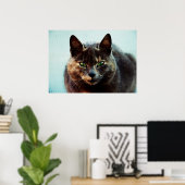 Poster Beau chat (Bureau à domicile)