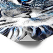 Poster Beau chat aux yeux bleus (Coin)