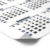 Poster Beau Chat et Dame Calendrier 2026 (Coin)