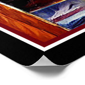 Poster Beau Cheval Sauter Digital Huile Peinture Style (Coin)