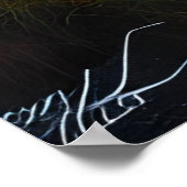 Poster Beau classique et serein paysage rivière arbres (Coin)