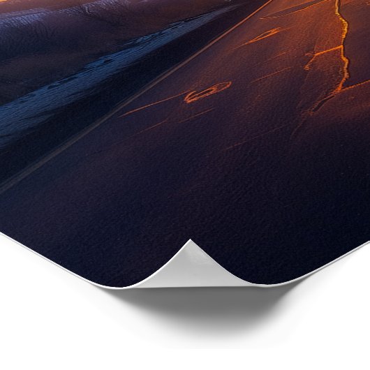 Poster Beau coeur nuageux (Coin)