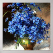 Poster Beau Cornoufleurs Bleues (Devant)