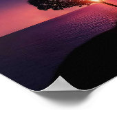 Poster Beau coucher de soleil (Coin)