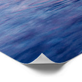 Poster Beau coucher de soleil en mer (Coin)