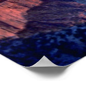 Poster Beau coucher de soleil : Grand Canyon, Arizona (Coin)