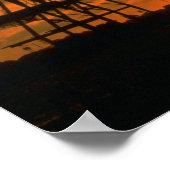 Poster Beau coucher de soleil : Norfolk, Virginie (Coin)