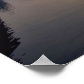 Poster Beau coucher de soleil : Traverser la rivière Li, (Coin)