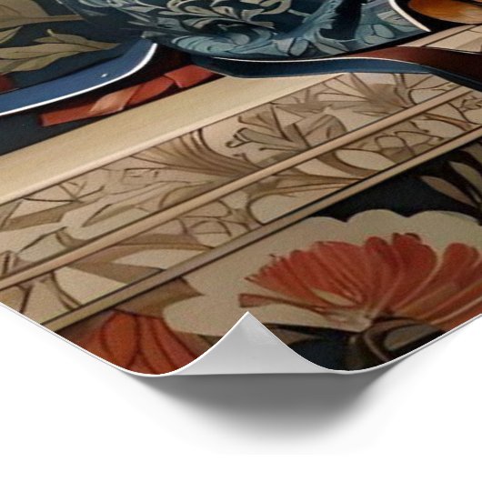 Poster Beau Dachshund Brown | Portrait Dachshund (Coin)