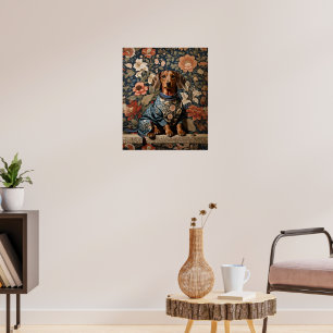 Poster Beau Dachshund Brown Portrait Dachshund