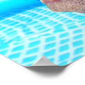 Poster Beau doberman rouge (Coin)