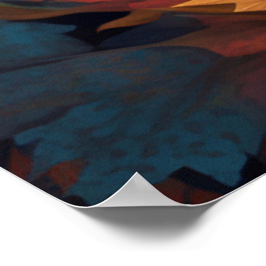 Poster Beau Dragon Floral (Coin)