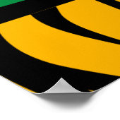 Poster Beau effet de tapisserie couleurs vives Editable (Coin)