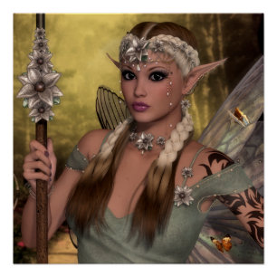 Poster Beau Elfe Brown