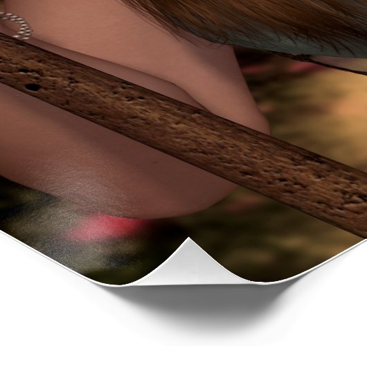 Poster Beau Elfe Brown (Coin)