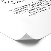 Poster Beau En Souvenir Affectueux, table commémorative n (Coin)