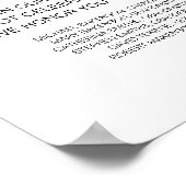 Poster Beau En Souvenir Affectueux, table commémorative n (Coin)