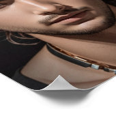 Poster Beau et sérieux asiatique. (Coin)