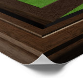 Poster Beau Fake Window View Golf Course (Coin)