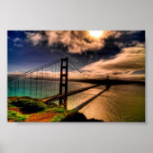 Poster Beau Golden Gate Bridge (Devant)