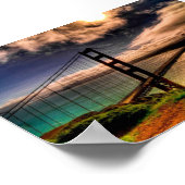 Poster Beau Golden Gate Bridge (Coin)