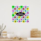 POSTER BEAU GYMNASTIQUE BUTTERFLY DESIGN (Cuisine)