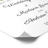 Poster Beau Hibiscus Jaune Mariage d'art (Coin)