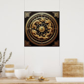 Poster Beau IA Zodiac chinois (Cuisine)