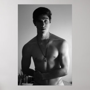 Poster Beau jeune homme