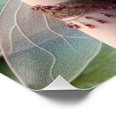 Poster Beau juillet Fée dans les nymphes d'eau (Coin)