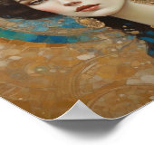 Poster Beau Klimt inspiré Art, Donna de Rome, Gustav (Coin)