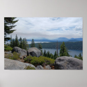 Poster Beau Lac Tahoe Paysage