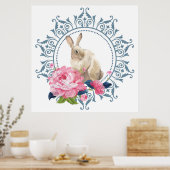 Poster Beau lapin de Pâques (Cuisine)