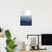 Poster Beau lever de soleil (Bureau à domicile)