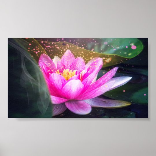 Poster Beau Lotus Paysage Zen Zazzle Be Poster Beau Lotus Paysage Zen Zazzle Be