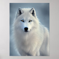 Beau Loup Blanc Art
