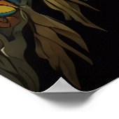 Poster Beau Majestic Peacock Couple Cushion (Coin)