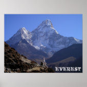 Poster Beau Mont Everest - Himalaya neigeux (Devant)