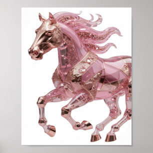 Poster Beau motif artistique d'art abstrait en or