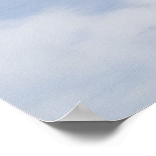 Poster Beau nuage (Coin)