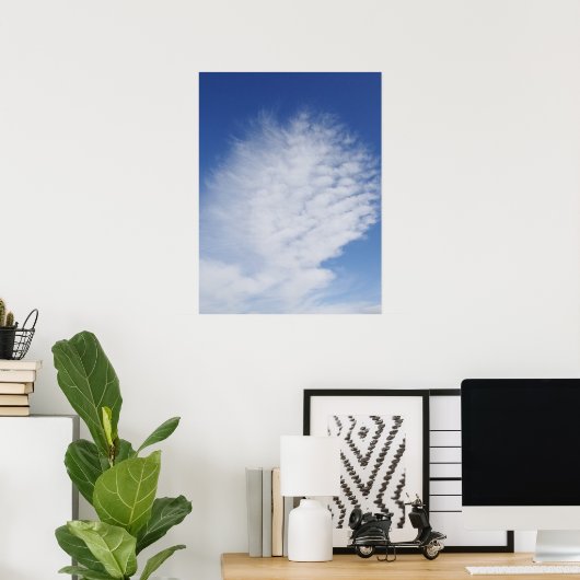 Poster Beau nuage (Bureau à domicile)