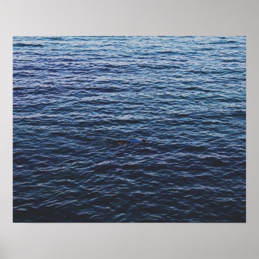 Poster Beau océan (Devant)